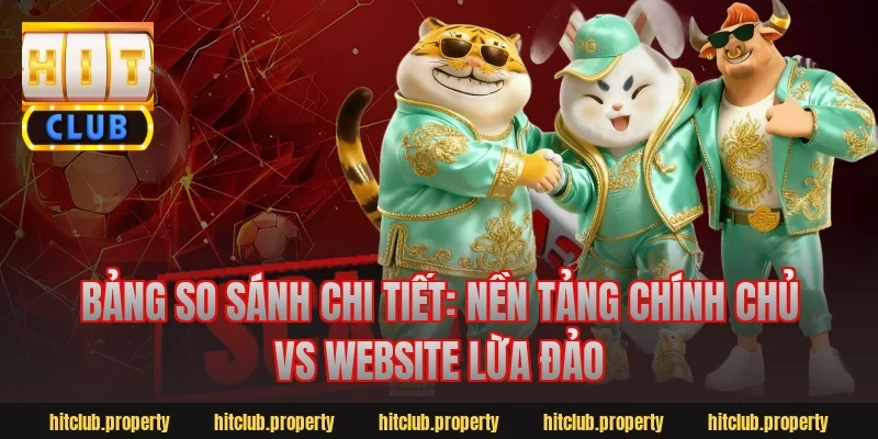 Bảng So Sánh Chi Tiết: Nền Tảng Chính Chủ vs Website Lừa Đảo